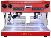 Кофемашина эспрессо рожковая Carimali Nimble 2 Groups NI-E02-H-02-RED, цвет красный, автомат