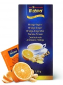 Чай в пакетиках зелёный Апельсин-Имбирь Messmer Profi Line упак 25шт х 1,75гр