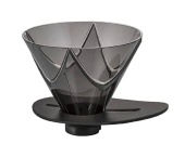 Воронка для кофе Hario Mugen VDMU-02-TB размер 02 V60, пластиковая, чёрная матовая