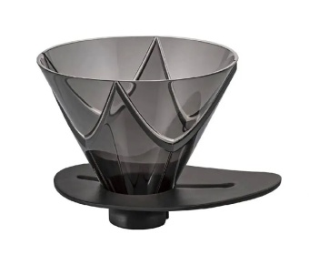 Воронка для кофе Hario VDMU-02-TB размер 02 V60, пластиковая, цвет чёрная матовая 1