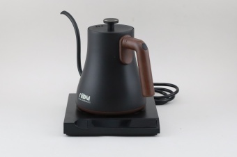 Чайник с носиком goosneck электрический NIBU 600 мл, чёрный pic 3