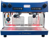 Кофемашина эспрессо рожковая Carimali Nimble 2 Groups NI-E02-H-02-BLUE, цвет синий, автомат